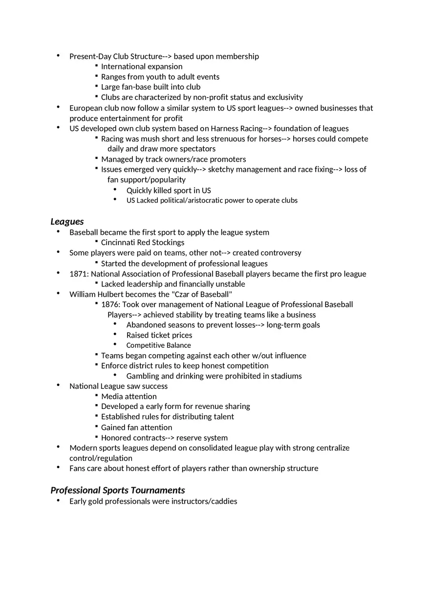 History of Sports Management - Page 2