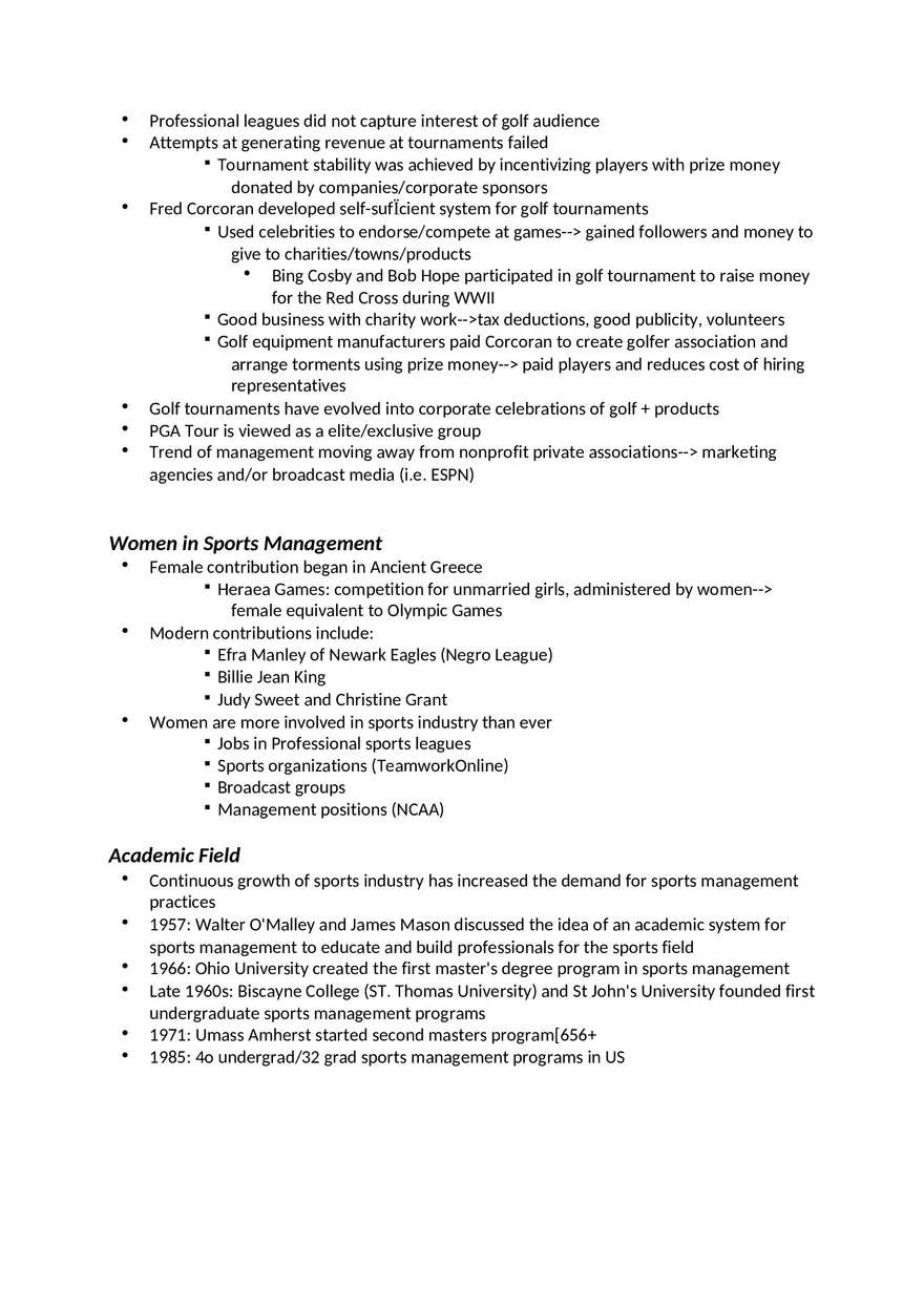 History of Sports Management - Page 3