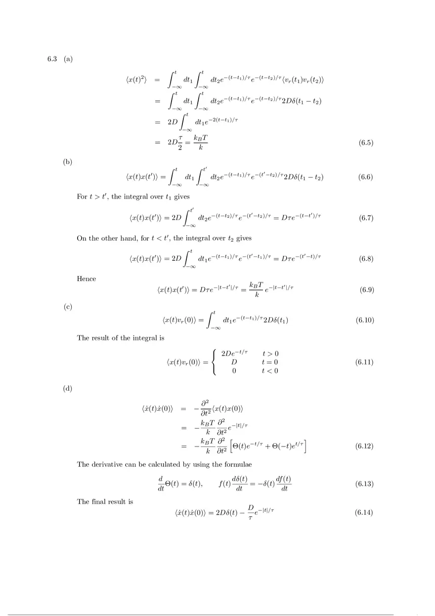 Soft Matter Physics - Solutions to Exercises Part 2 - Page 7