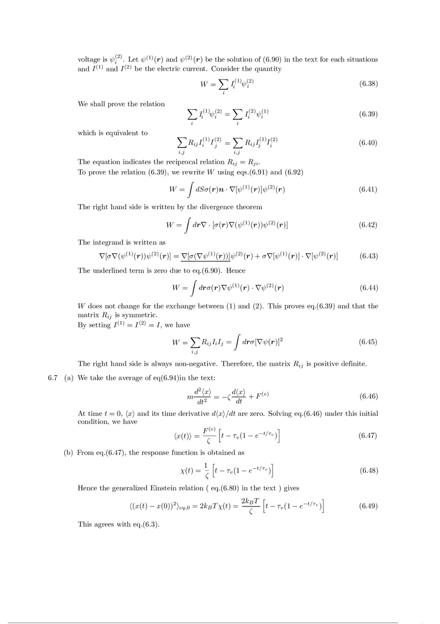Soft Matter Physics - Solutions to Exercises Part 2 - Page 10