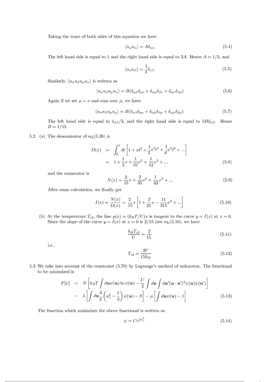 Soft Matter Physics - Solutions to Exercises Part 2 - Page 2