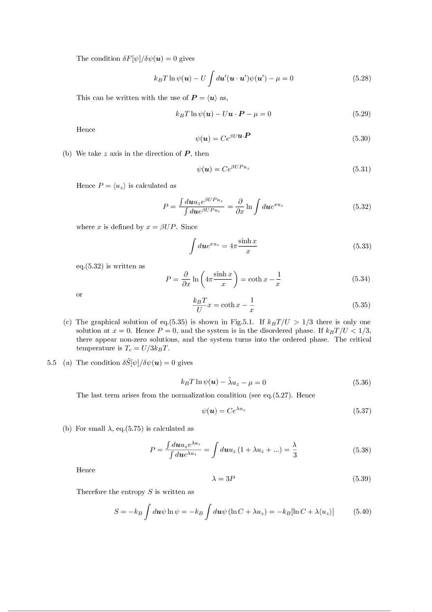 Soft Matter Physics - Solutions to Exercises Part 2 - Page 5