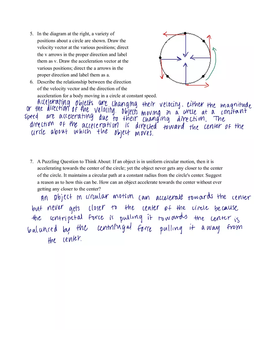 Lab - Uniform Circular Motion - Page 2