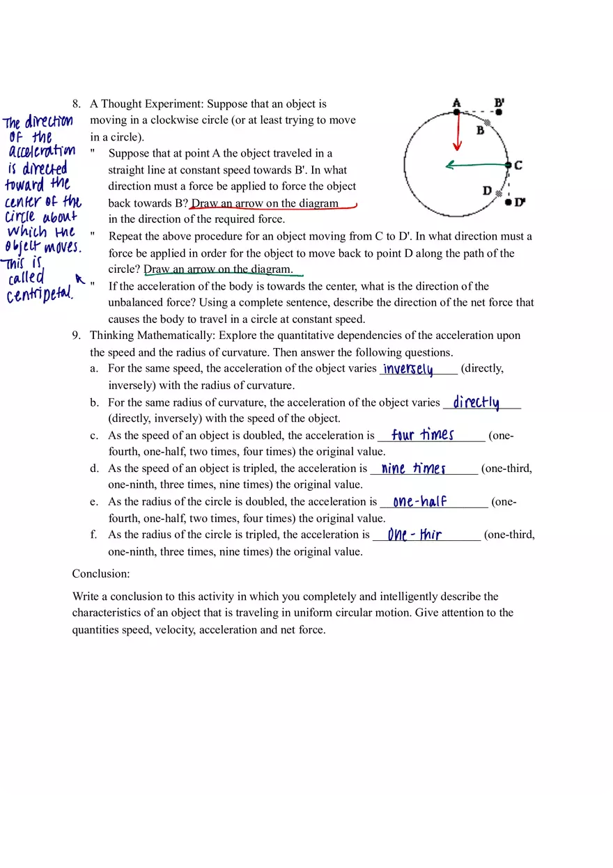 Lab - Uniform Circular Motion - Page 3