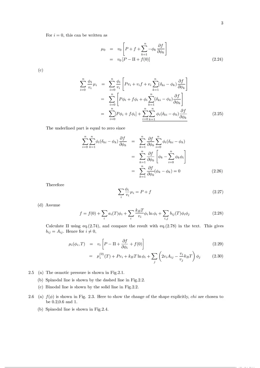 Soft Matter Physics - Solutions to Exercises Part 1 - Page 5