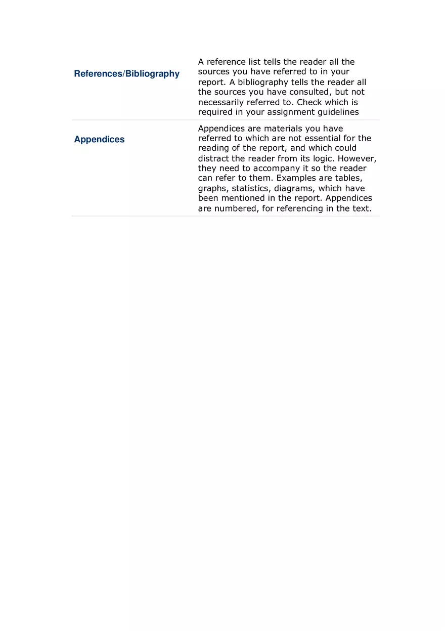 Example Report Structure - Page 2
