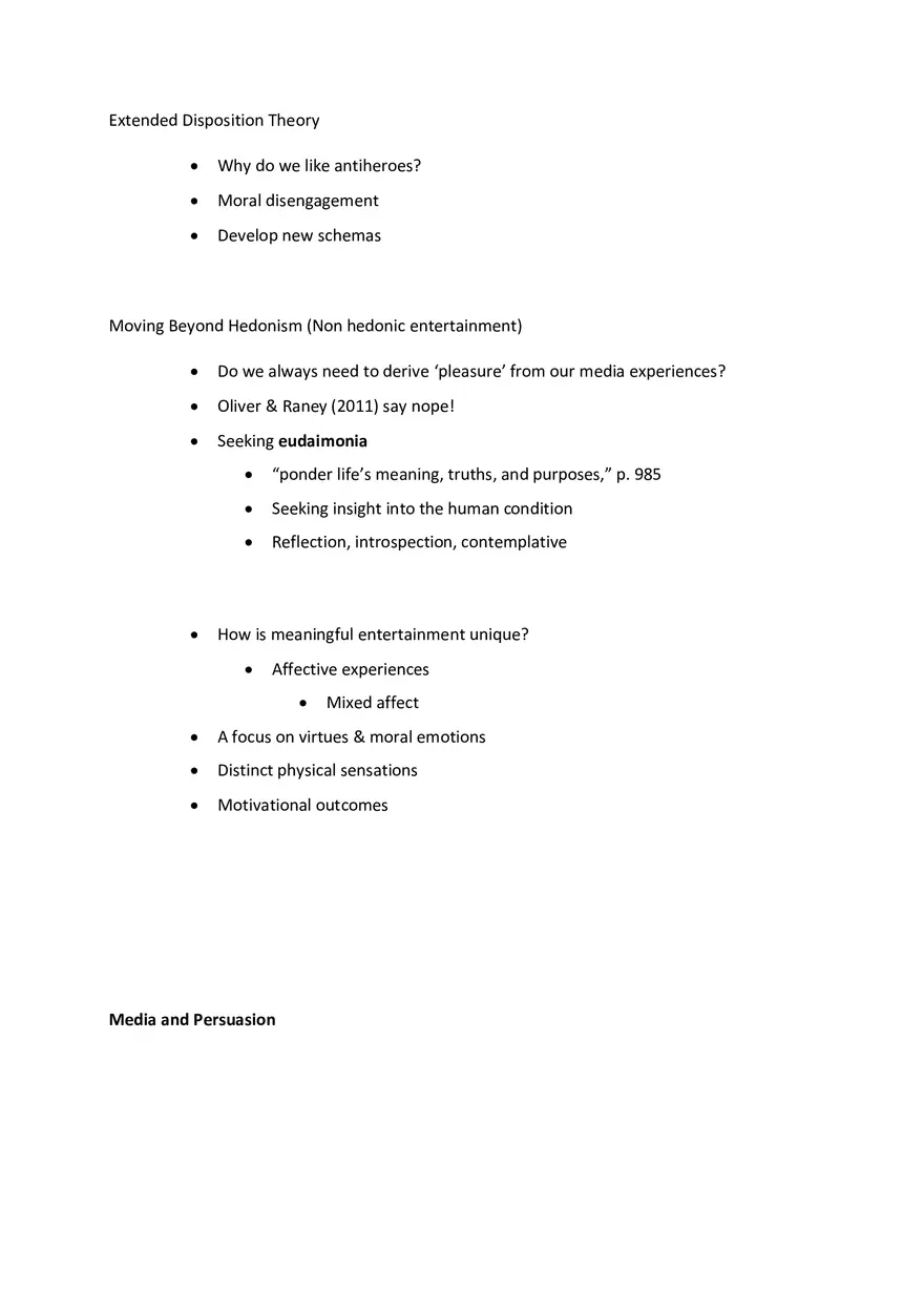 Parasocial Relationships and Interaction Notes - Page 3