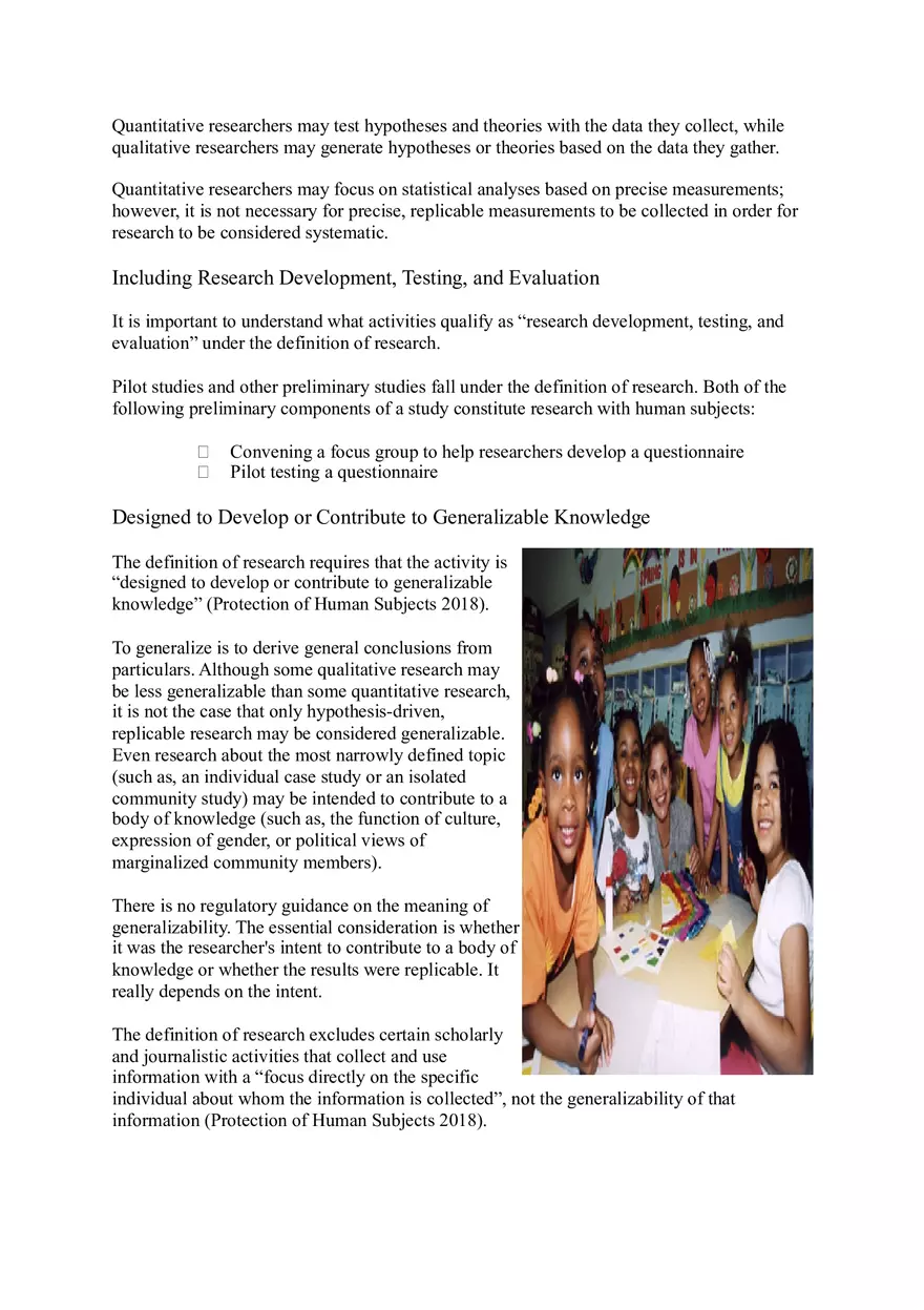 Defining Research with Human Subjects - Page 2