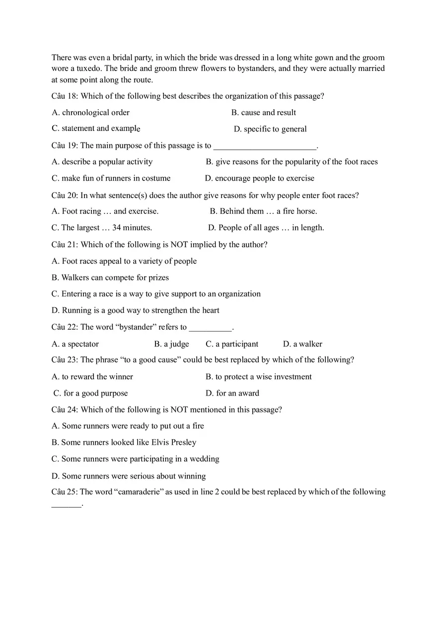 English Grammar and Vocabulary Practice - Multiple-Choice Questions - Page 3