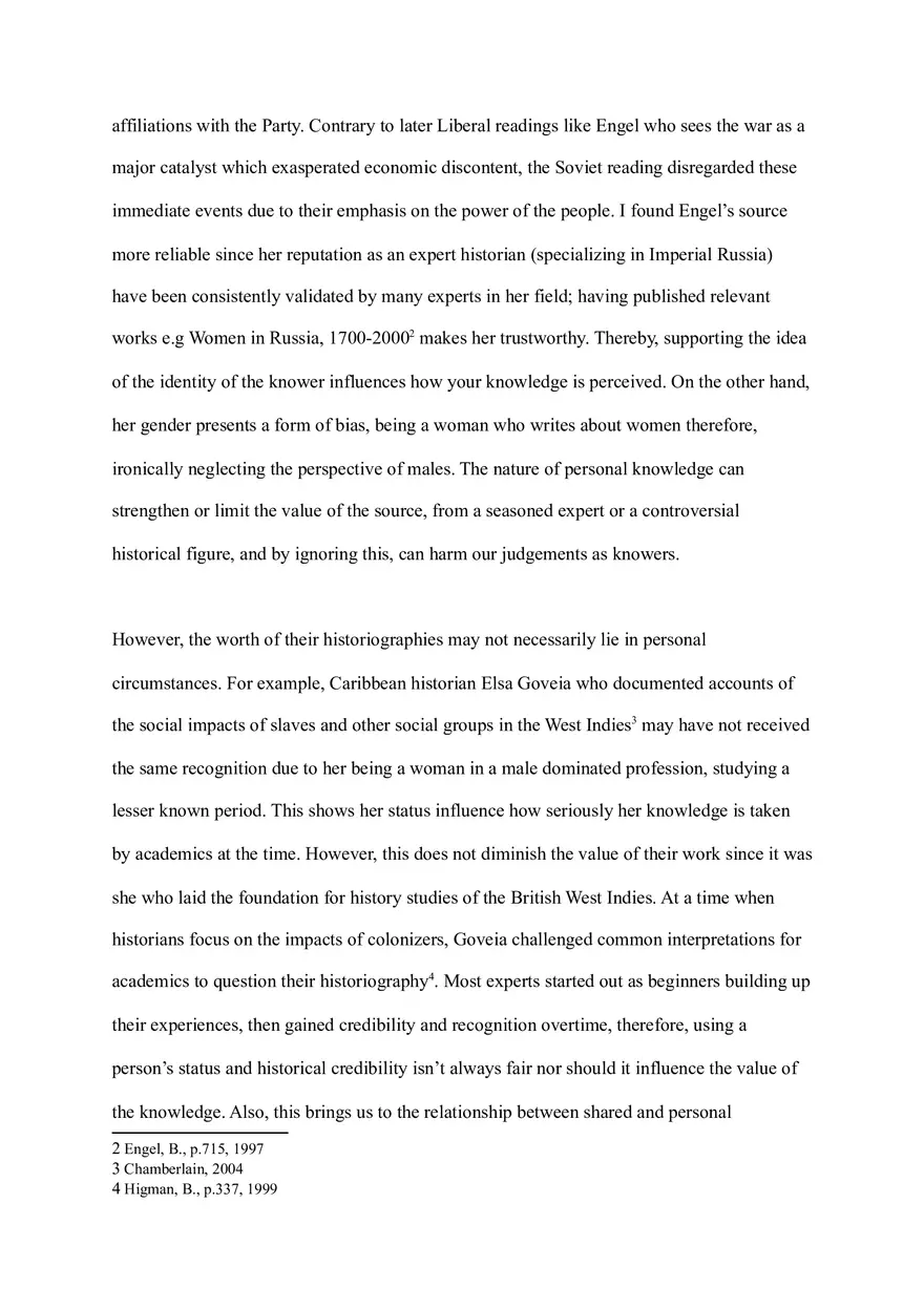 Theory of Knowledge Essay Assignment - Page 2
