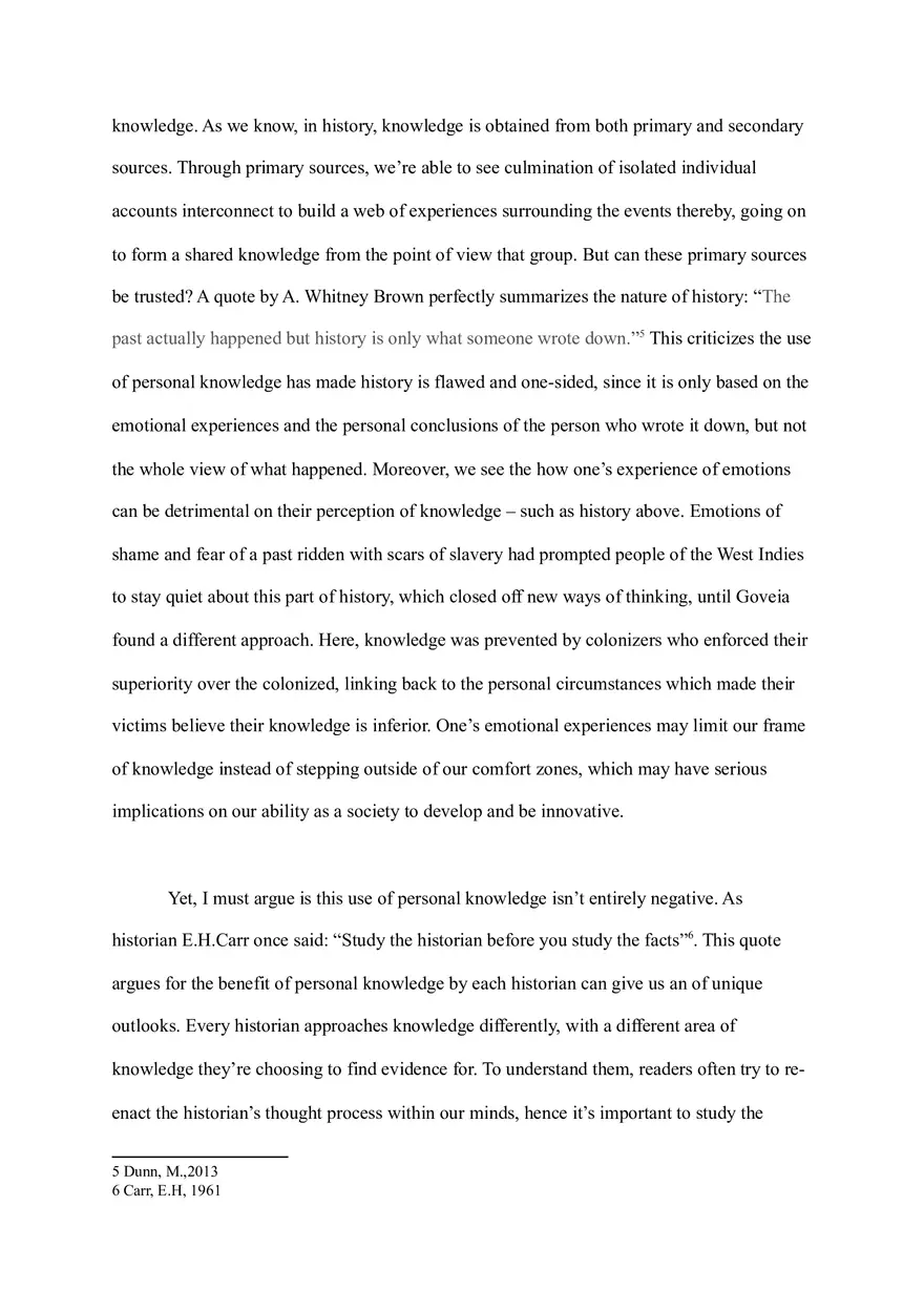 Theory of Knowledge Essay Assignment - Page 3