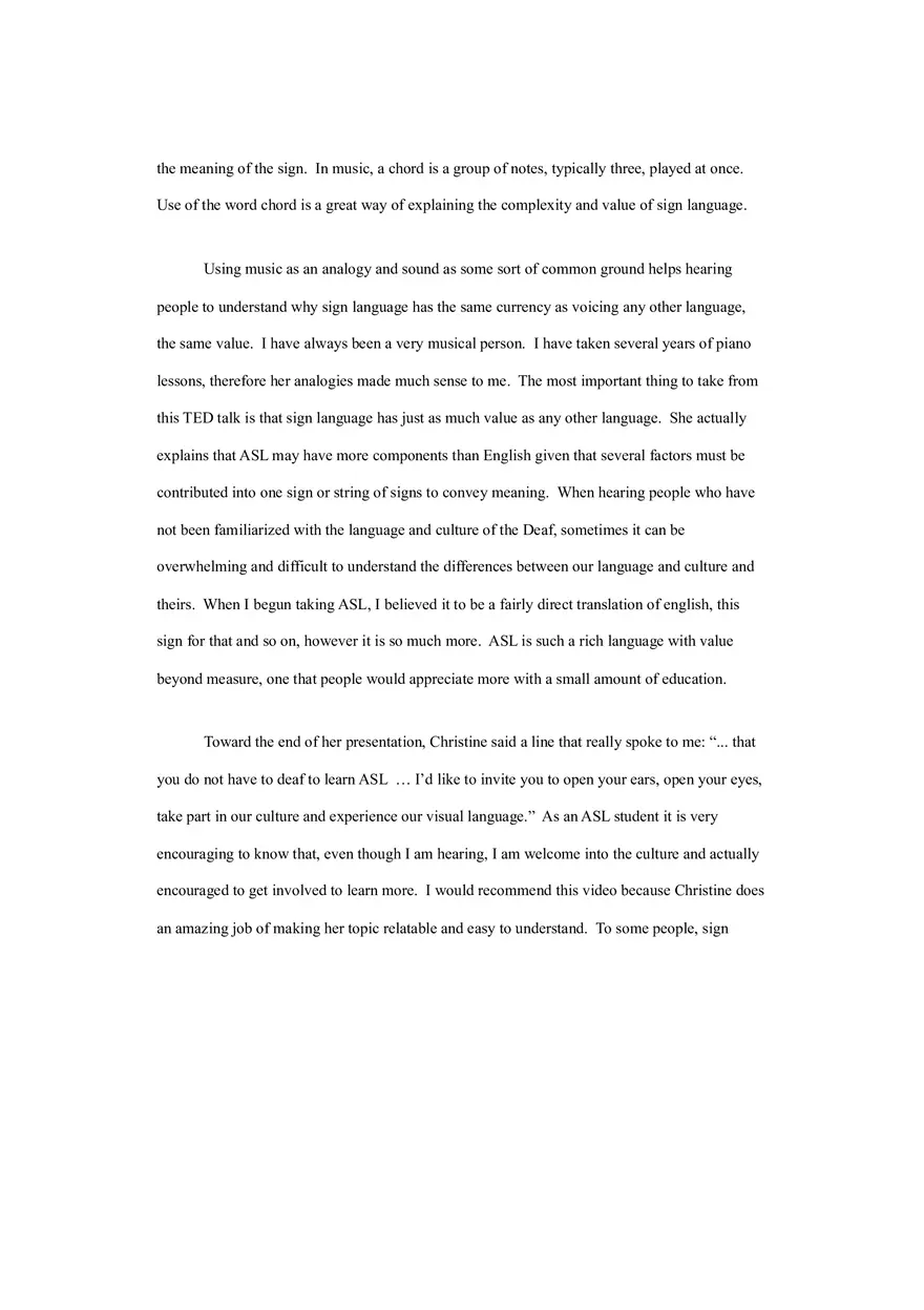 The Enchanting Music of Sign Language Assignment - Page 2