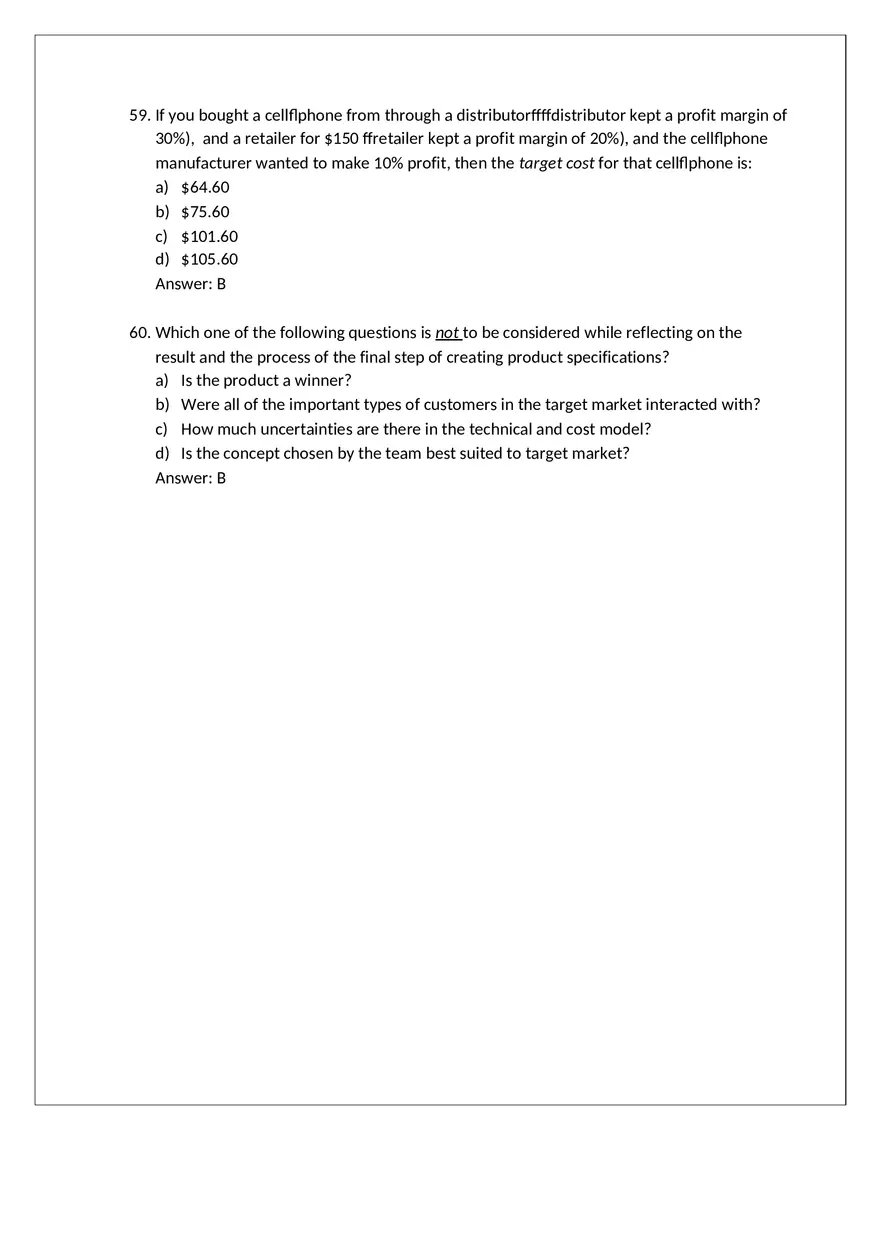 Product Design Exam Answers Part 4 - Page 10
