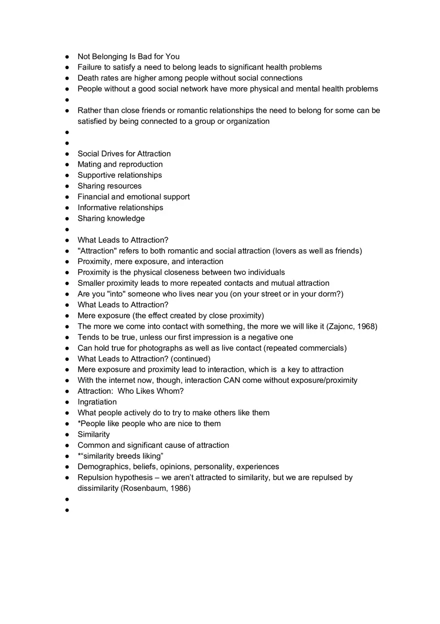 Attraction and Close Relationships - Page 7