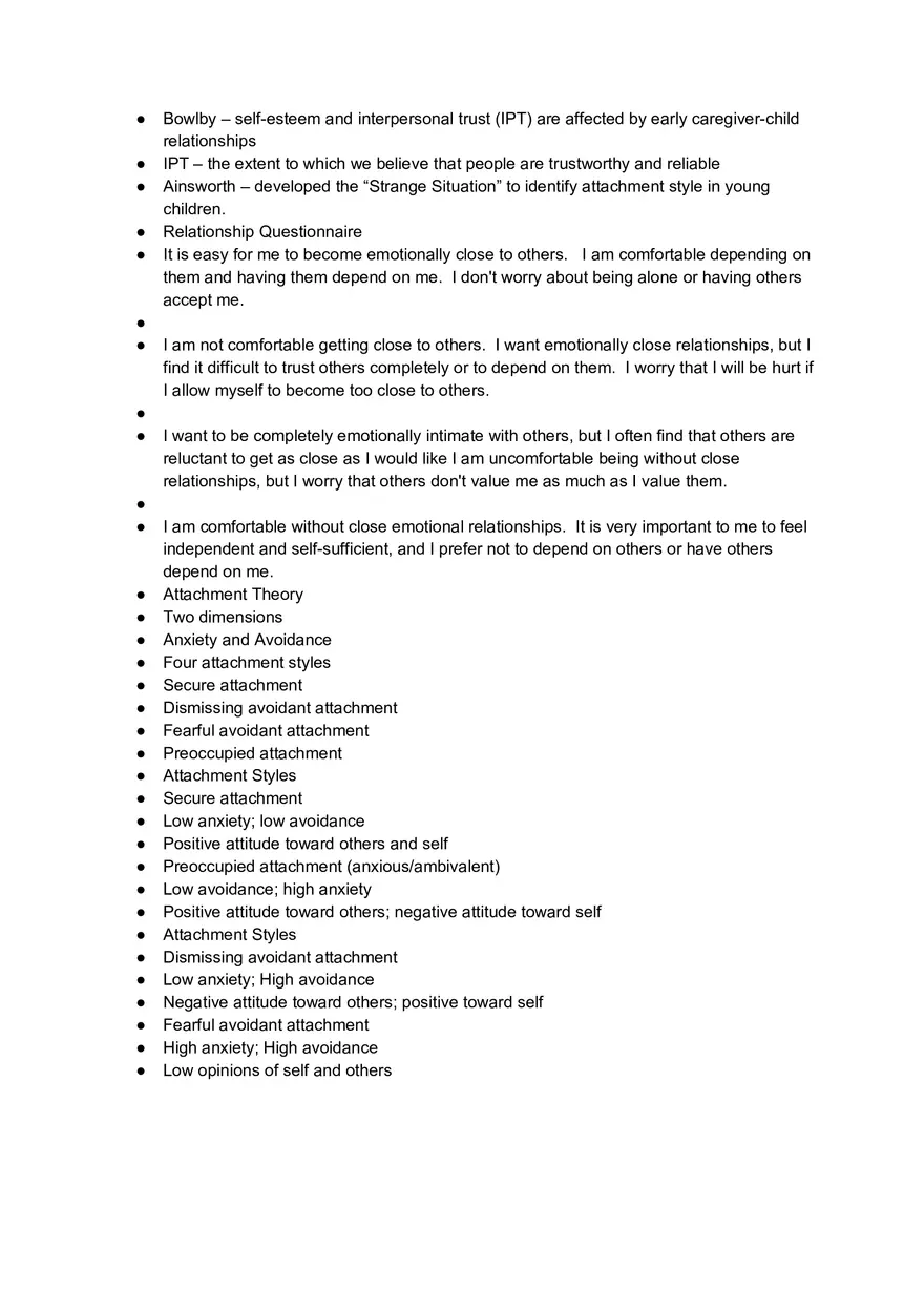 Attraction and Close Relationships - Page 10