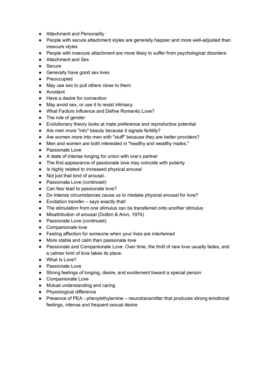 Attraction and Close Relationships - Page 11