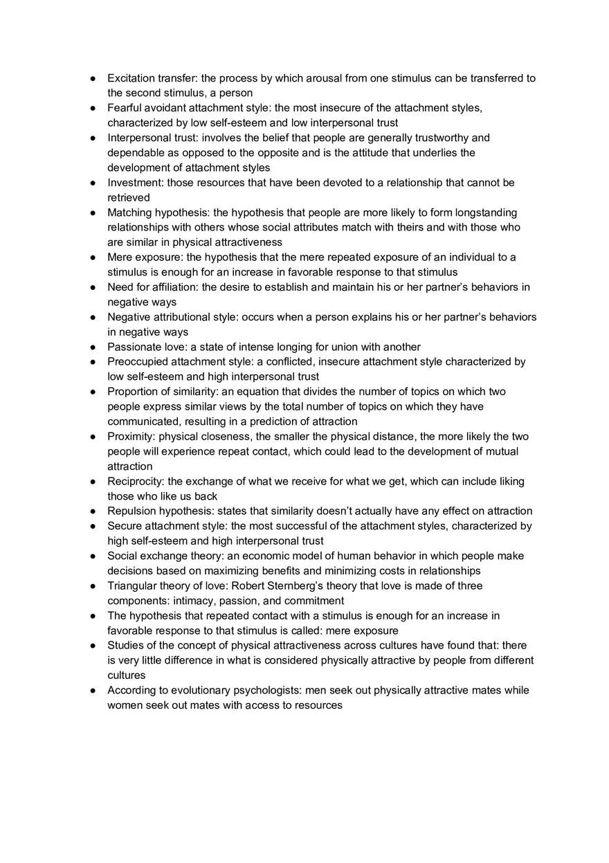 Attraction and Close Relationships - Page 2