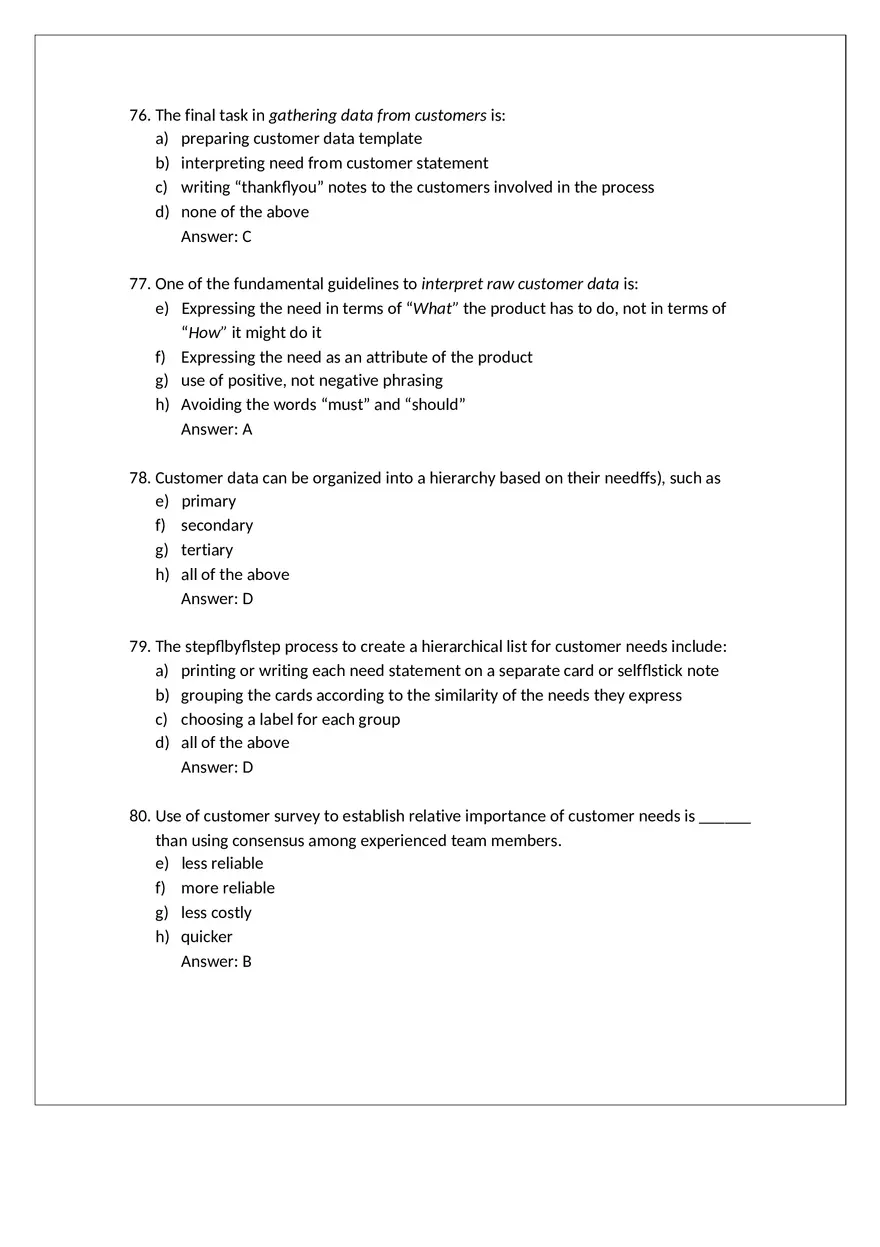 Product Design Exam Answers Part 3 - Page 10