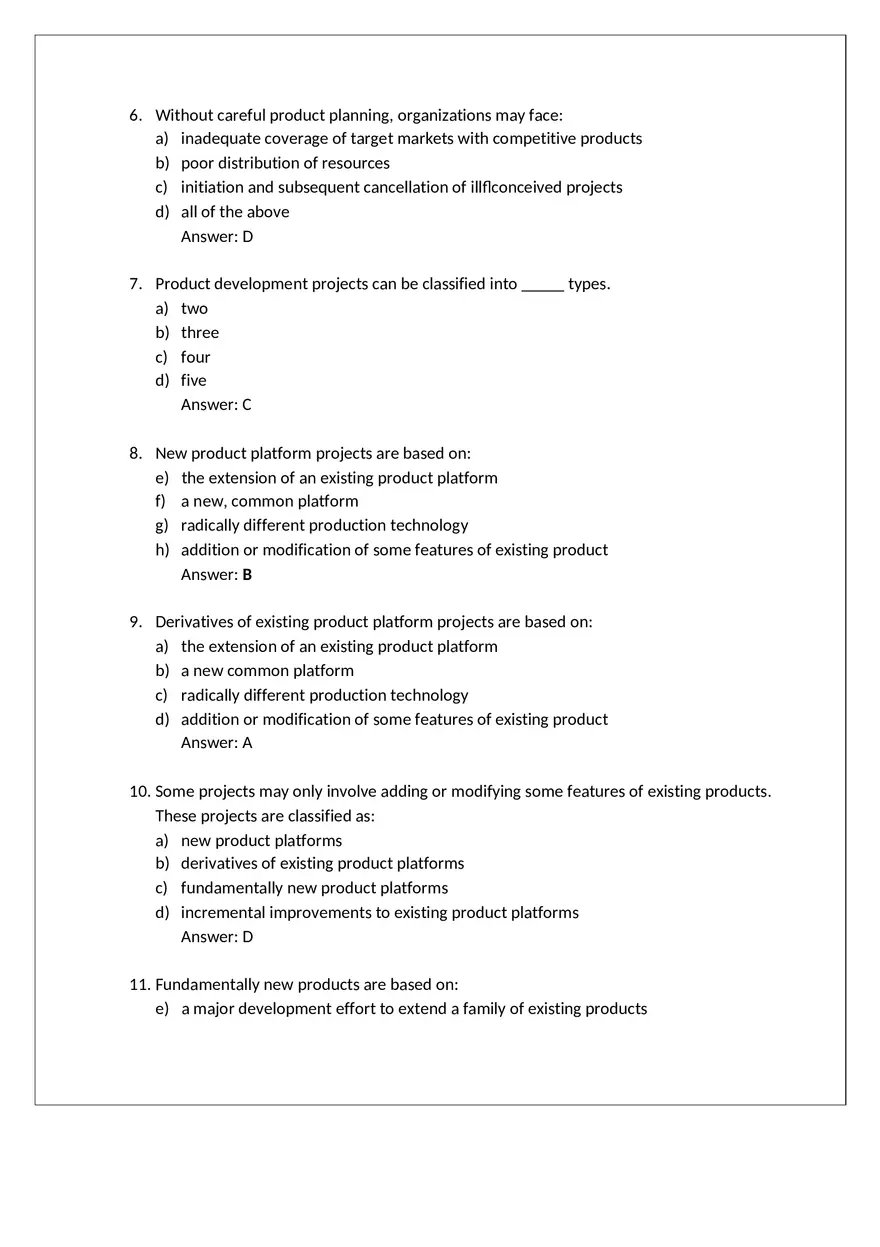 Product Design Exam Answers Part 3 - Page 2