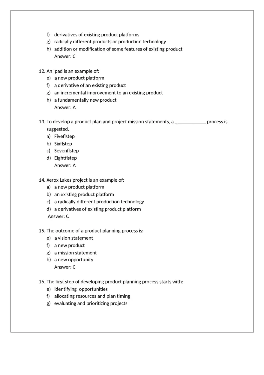 Product Design Exam Answers Part 3 - Page 3