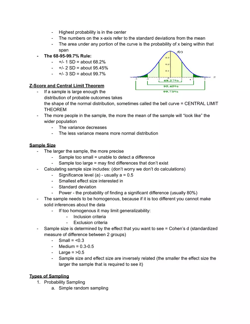 Statistics Lecture 3: Probability and Sampling - Page 2