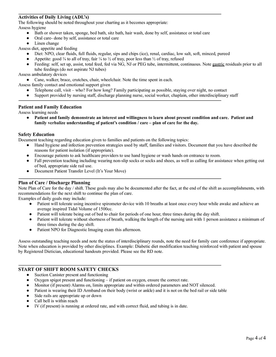 Head to Toe Shift Assessment - Page 4