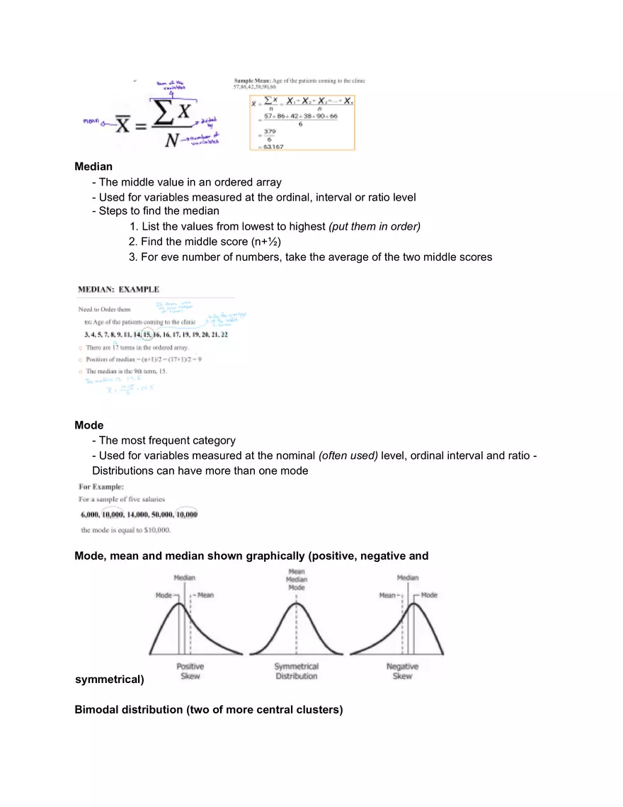 Nurs 211 - Stats Lecture 2 Notes - Page 3