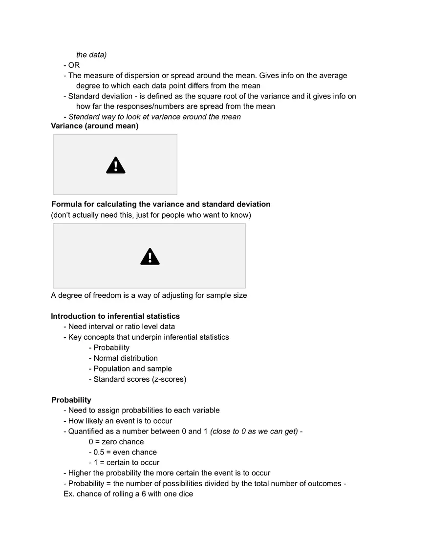Nurs 211 - Stats Lecture 2 Notes - Page 5