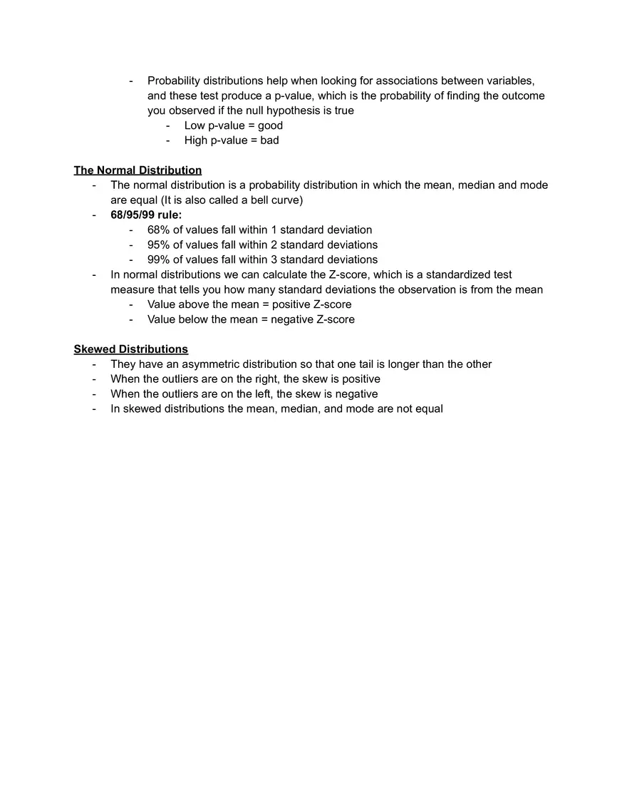 Chapter 3 Descriptive Statistics, Probability, Measures of Central Tendency - Page 2