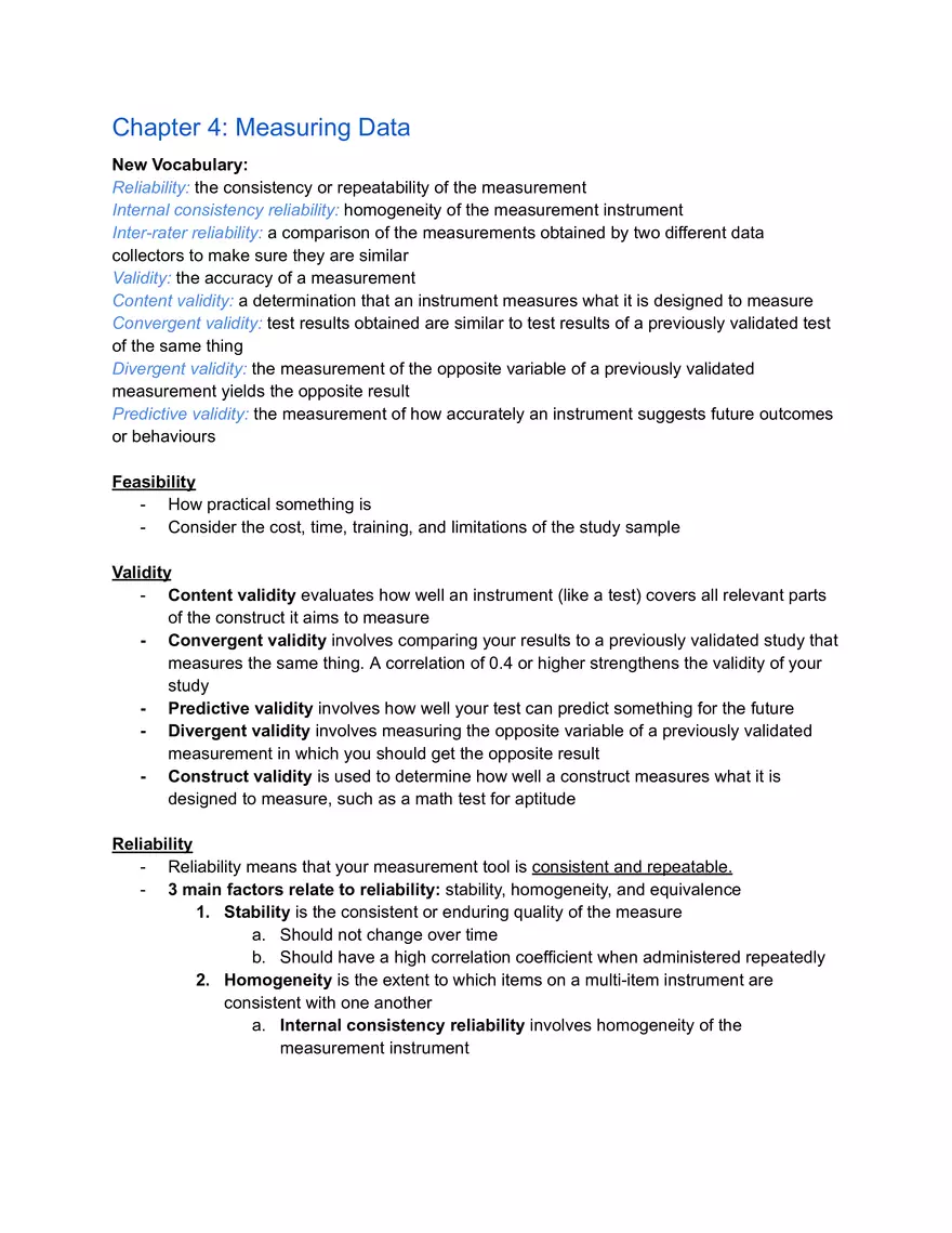 Chapter 4: Measuring Data - Page 1