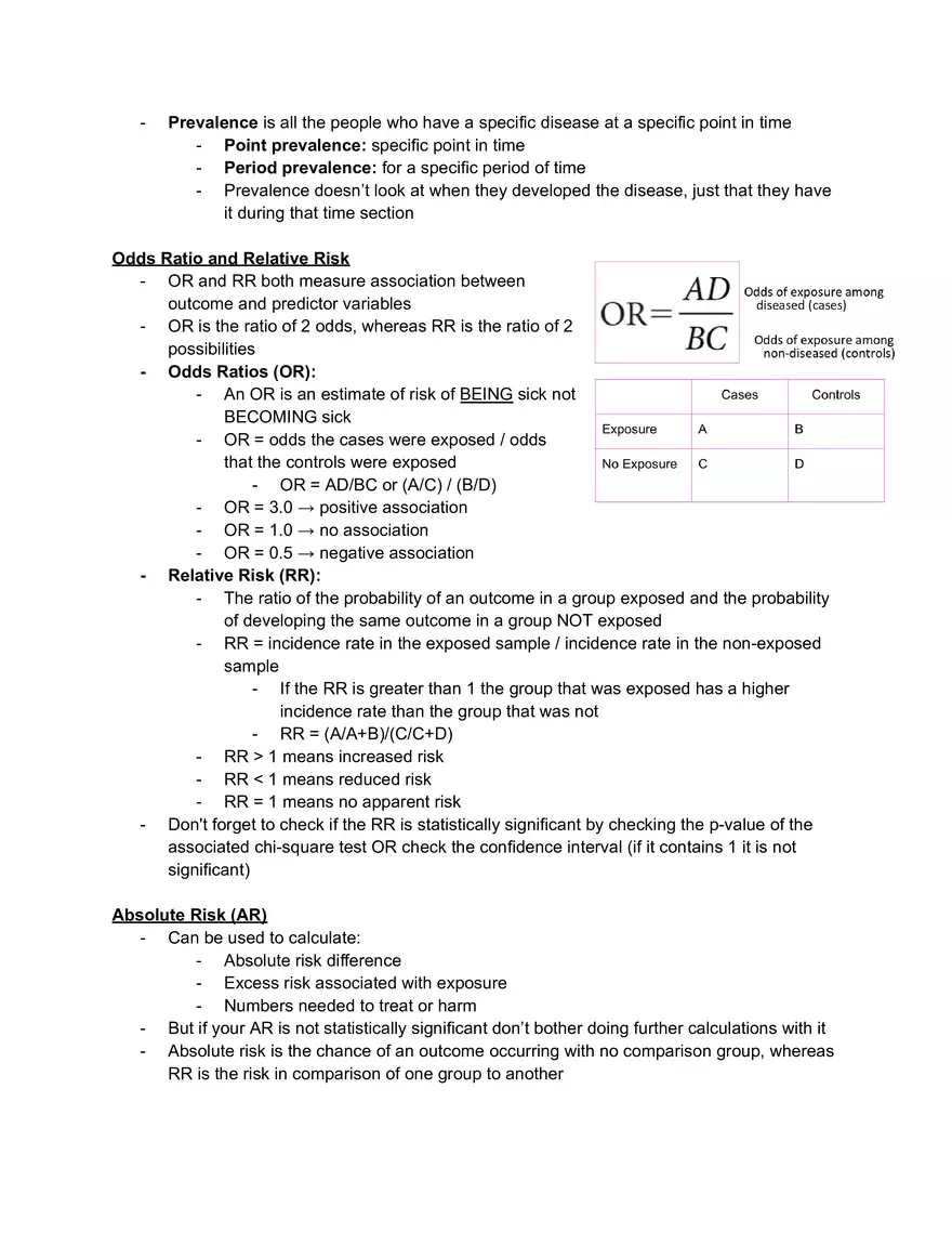 Statistics Lecture 11: Evidence, Epidemiology, Odds & Risk - Page 3