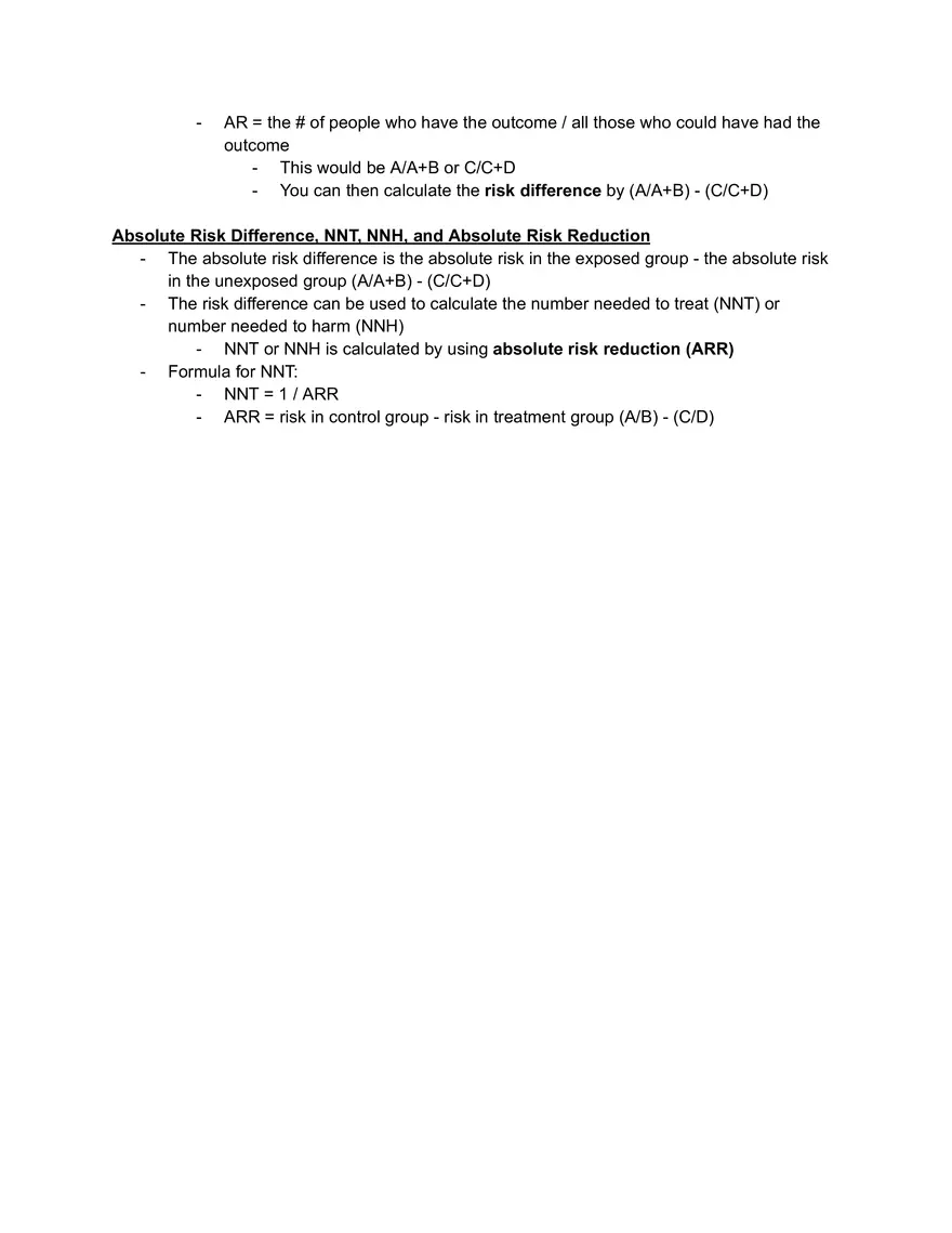 Statistics Lecture 11: Evidence, Epidemiology, Odds & Risk - Page 4