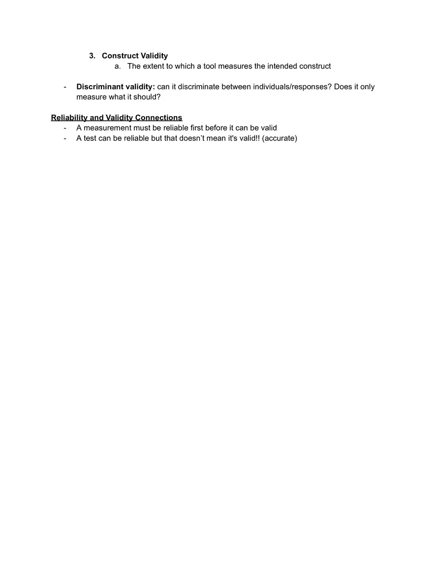 Statistics Lecture 6: Reliability and Validity - Page 3