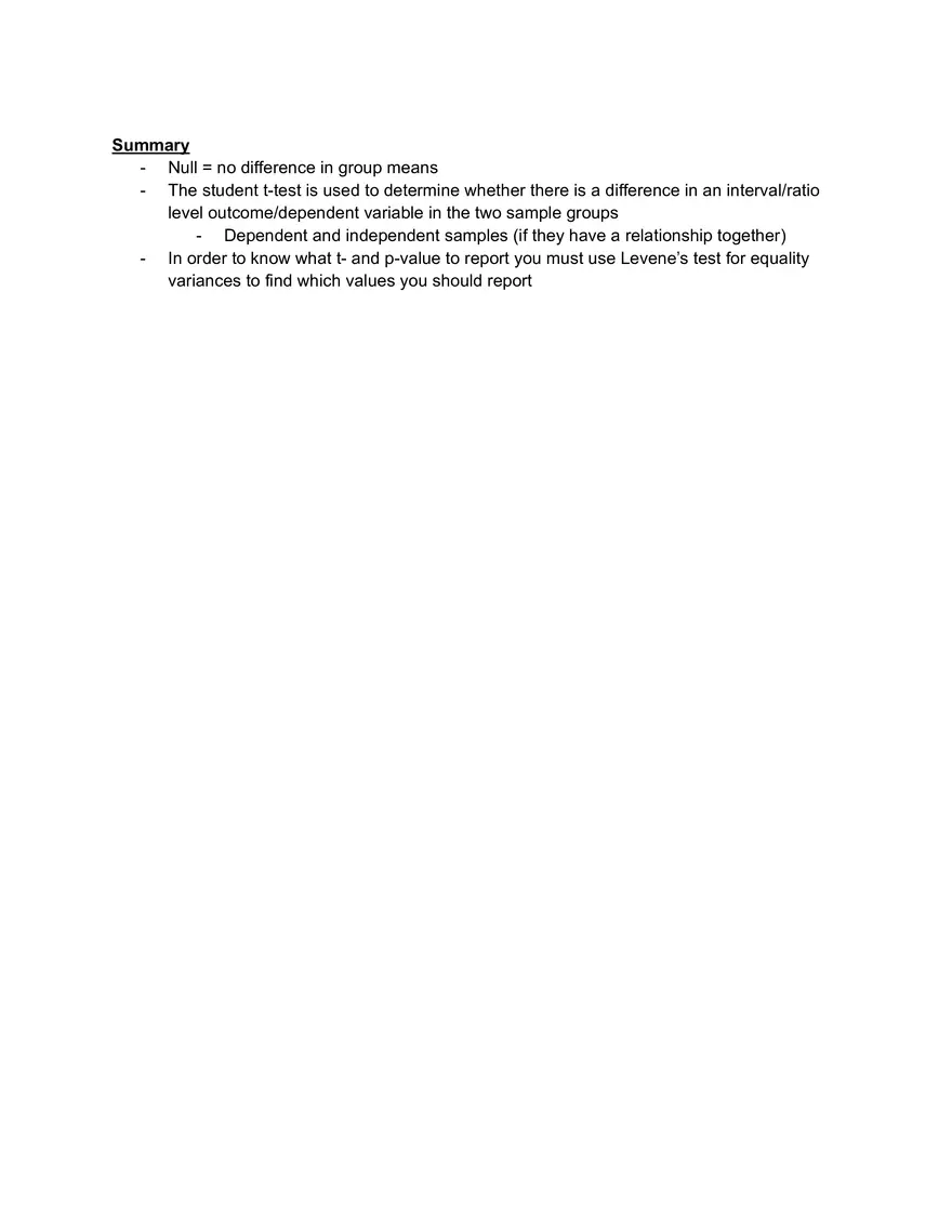 Chapter 9: Student t-test - Page 2