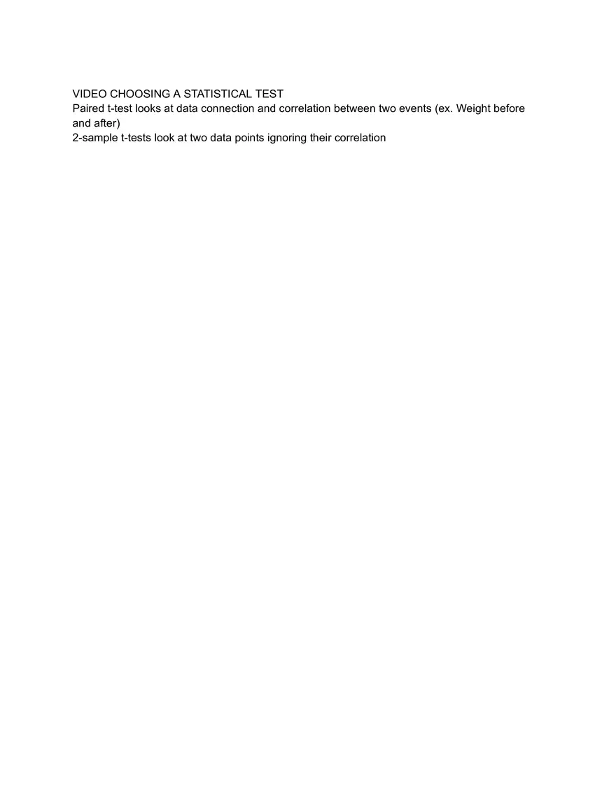 Statistics Lecture 7: Types of Tests - Page 3