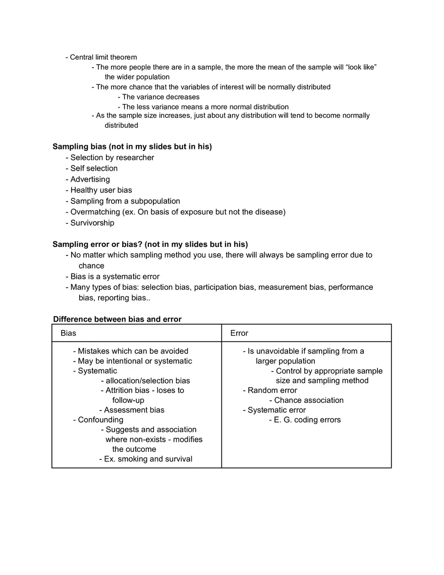 Nurs 211 - Stats Lecture 1 Notes - Page 8