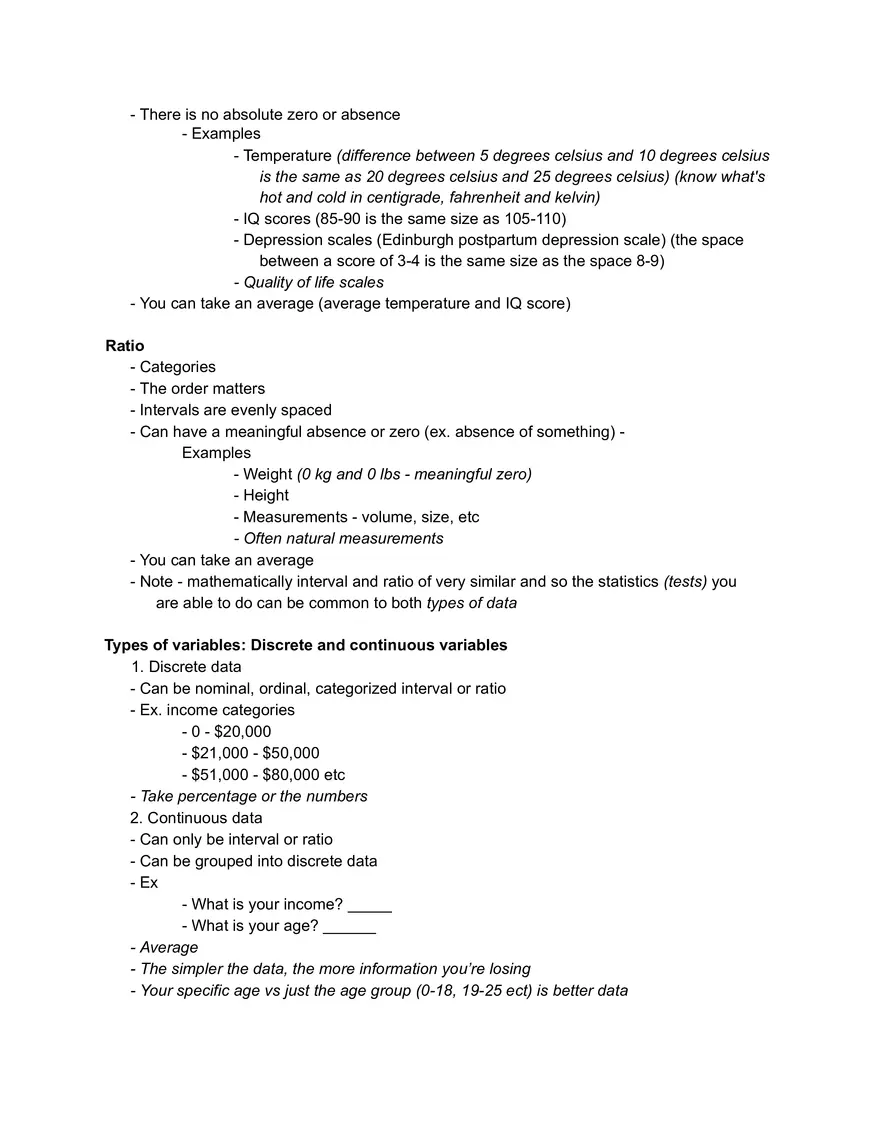 Nurs 211 - Stats Lecture 1 Notes - Page 3