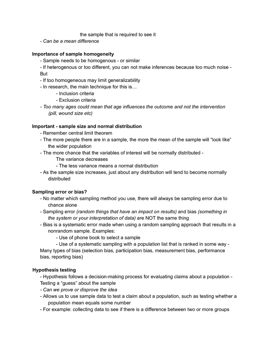 Nurs 211 - Stats Lecture 3 Notes - Page 2