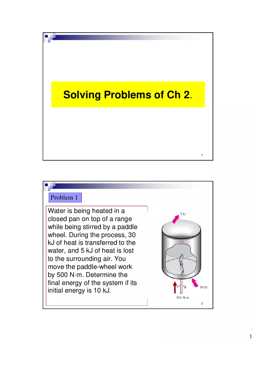 Chapter 2 Problems - Slides Notes - Page 1