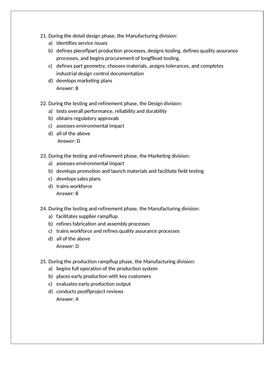 Product Design Exam Answers Part 1 - Page 9