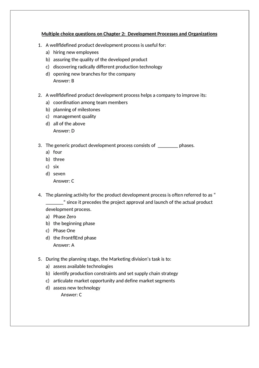 Product Design Exam Answers Part 1 - Page 5
