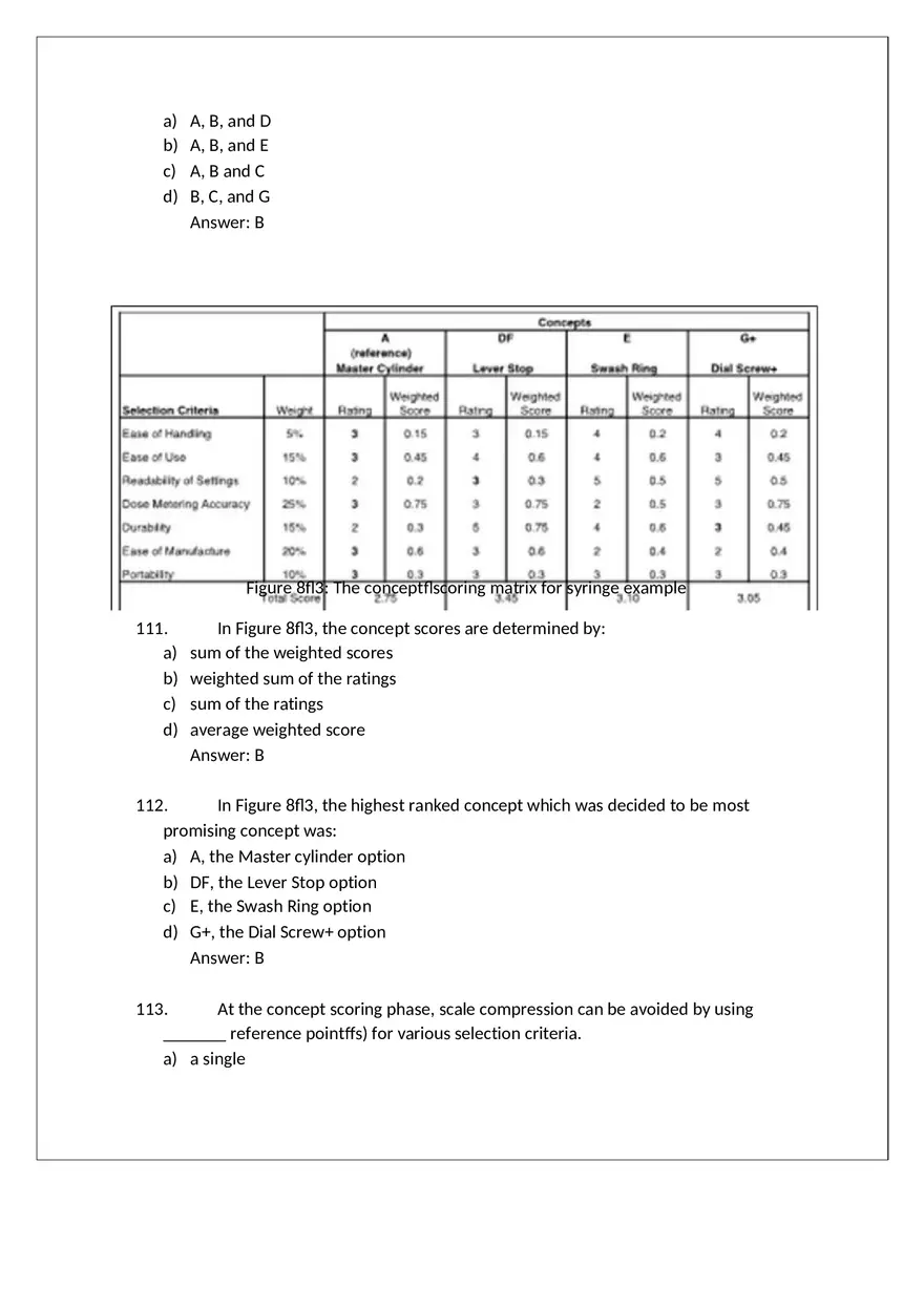 Product Design Exam Answers Part 5 - Page 12