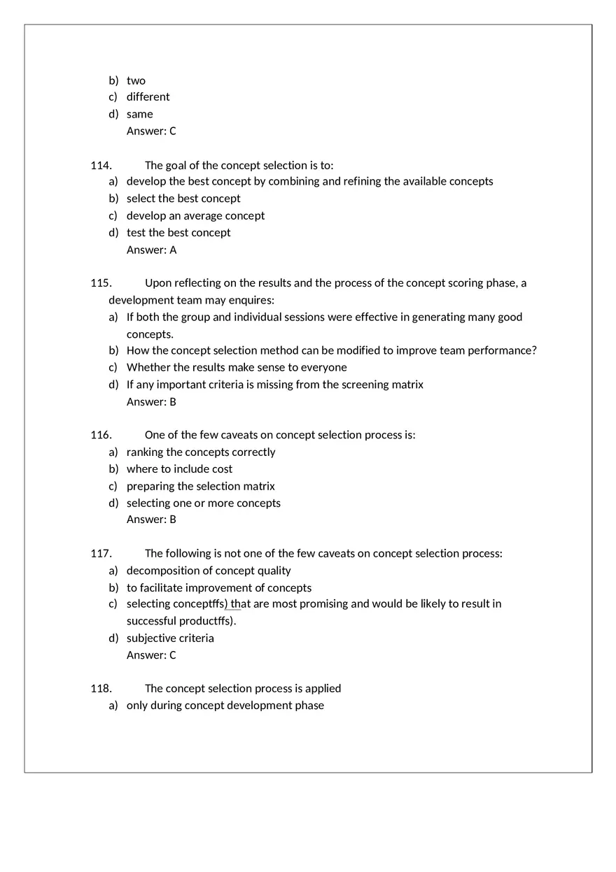 Product Design Exam Answers Part 5 - Page 3