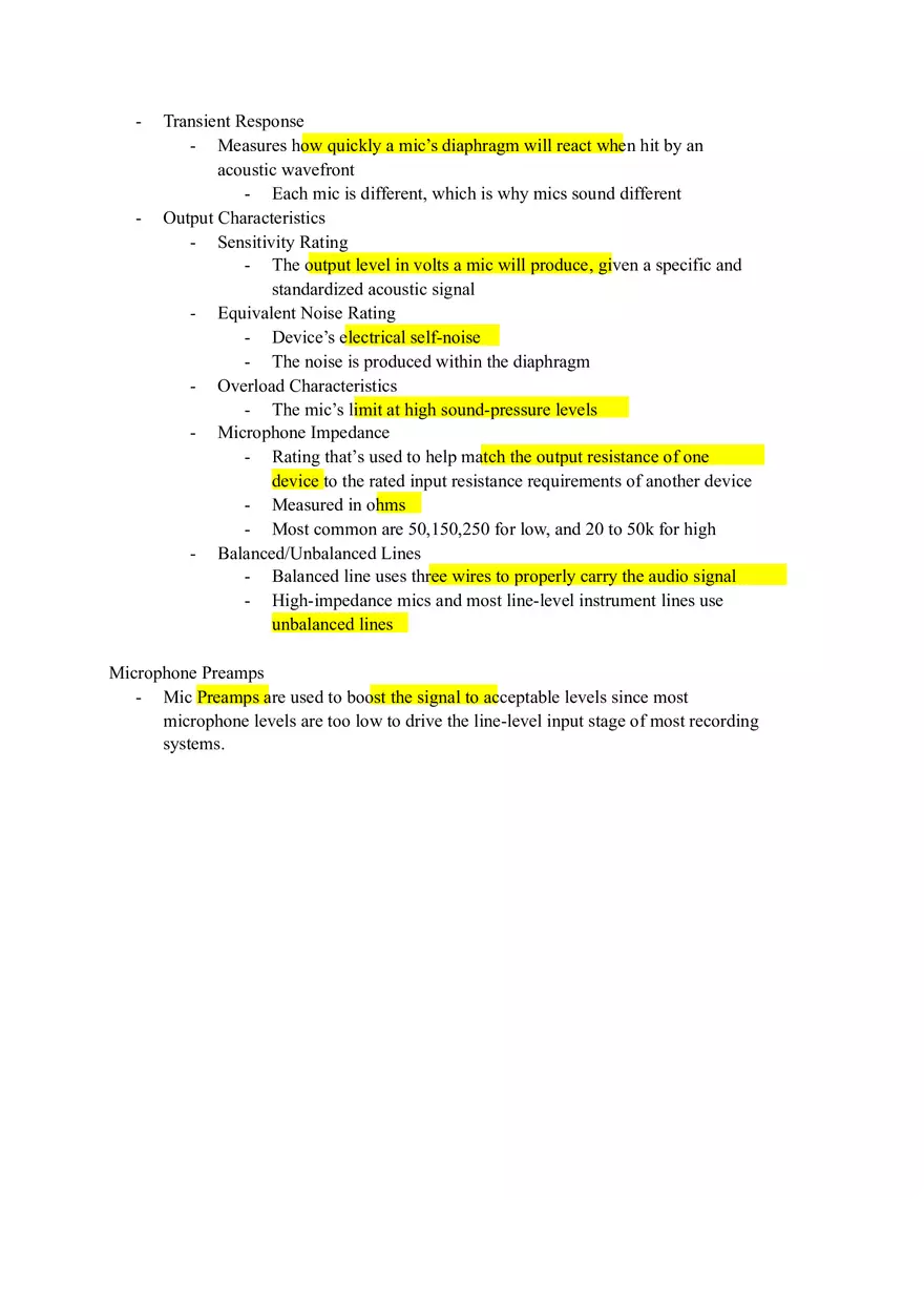 Summary Modern Recording Techniques - Page 3