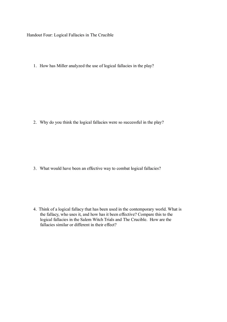 Logical Fallacies in the Crucible - Page 5