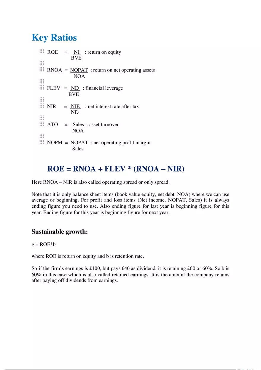 Financial Statement Analysis Guide - Page 2
