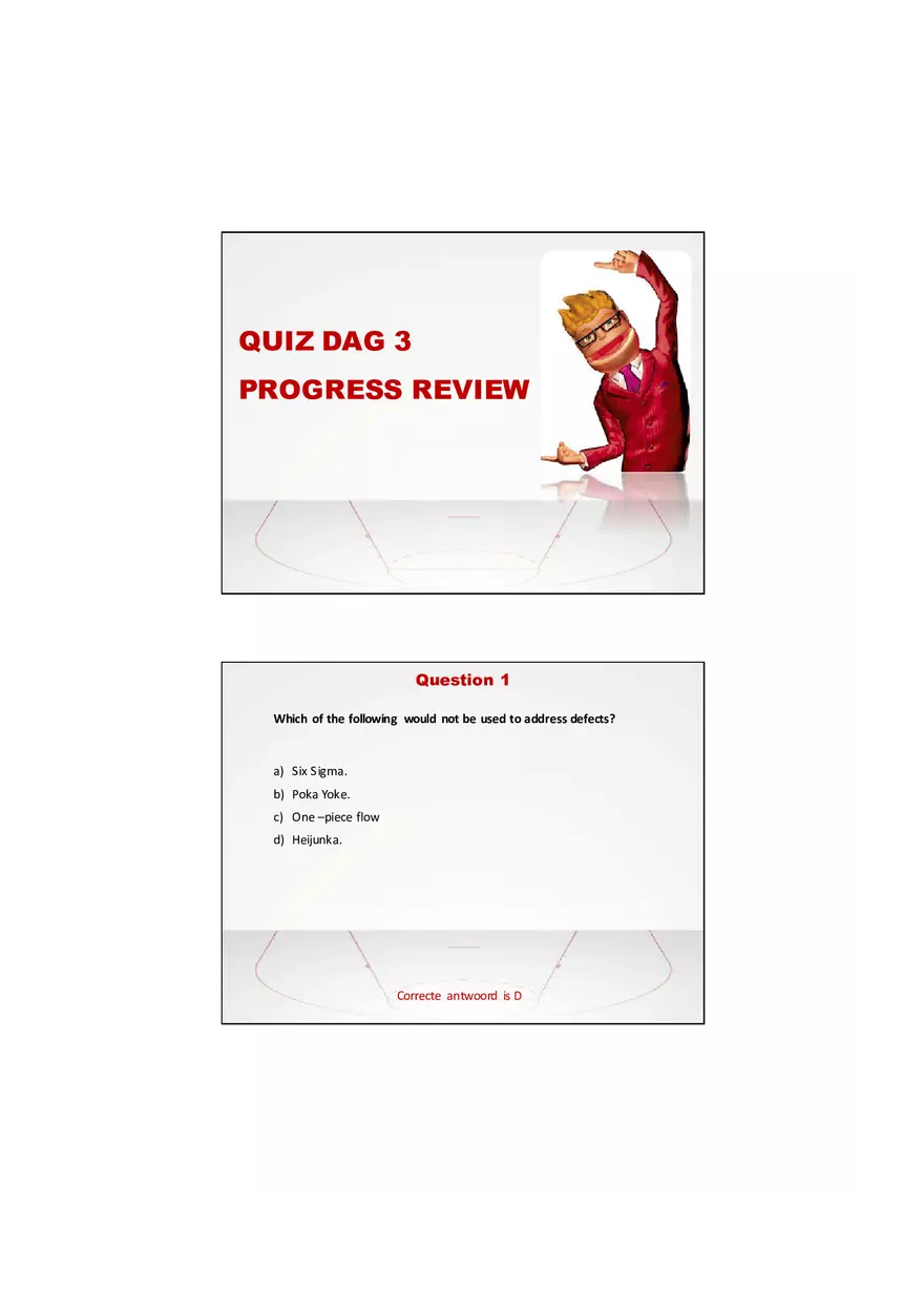 Quiz Dag 1 Progress Review Part 2 - Page 1
