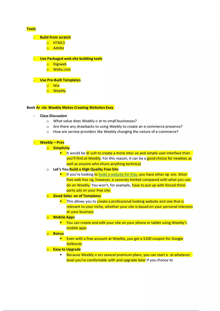 Building An E Commerce Presence - Summary - Page 16