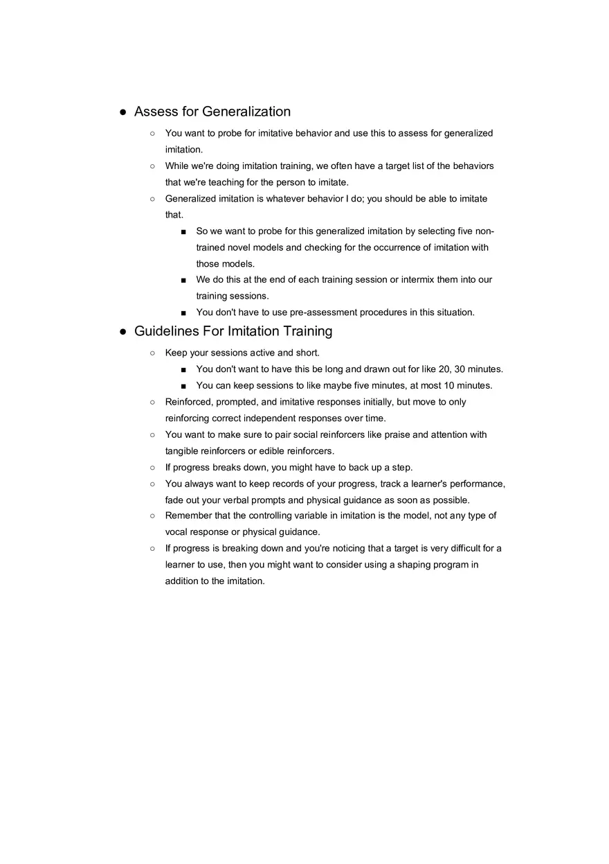 Imitation Lecture Notes - Page 5