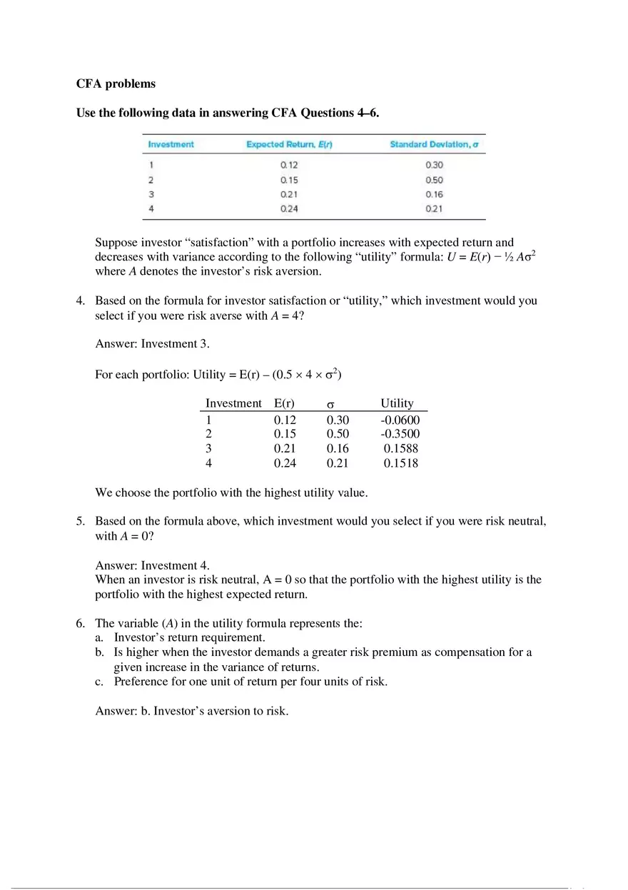 Stock Market - Solutions to Homework Problems - Page 7